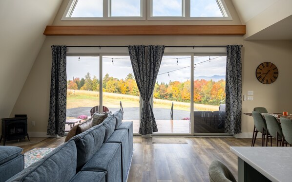 Smart TV, fireplace, video games, foosball