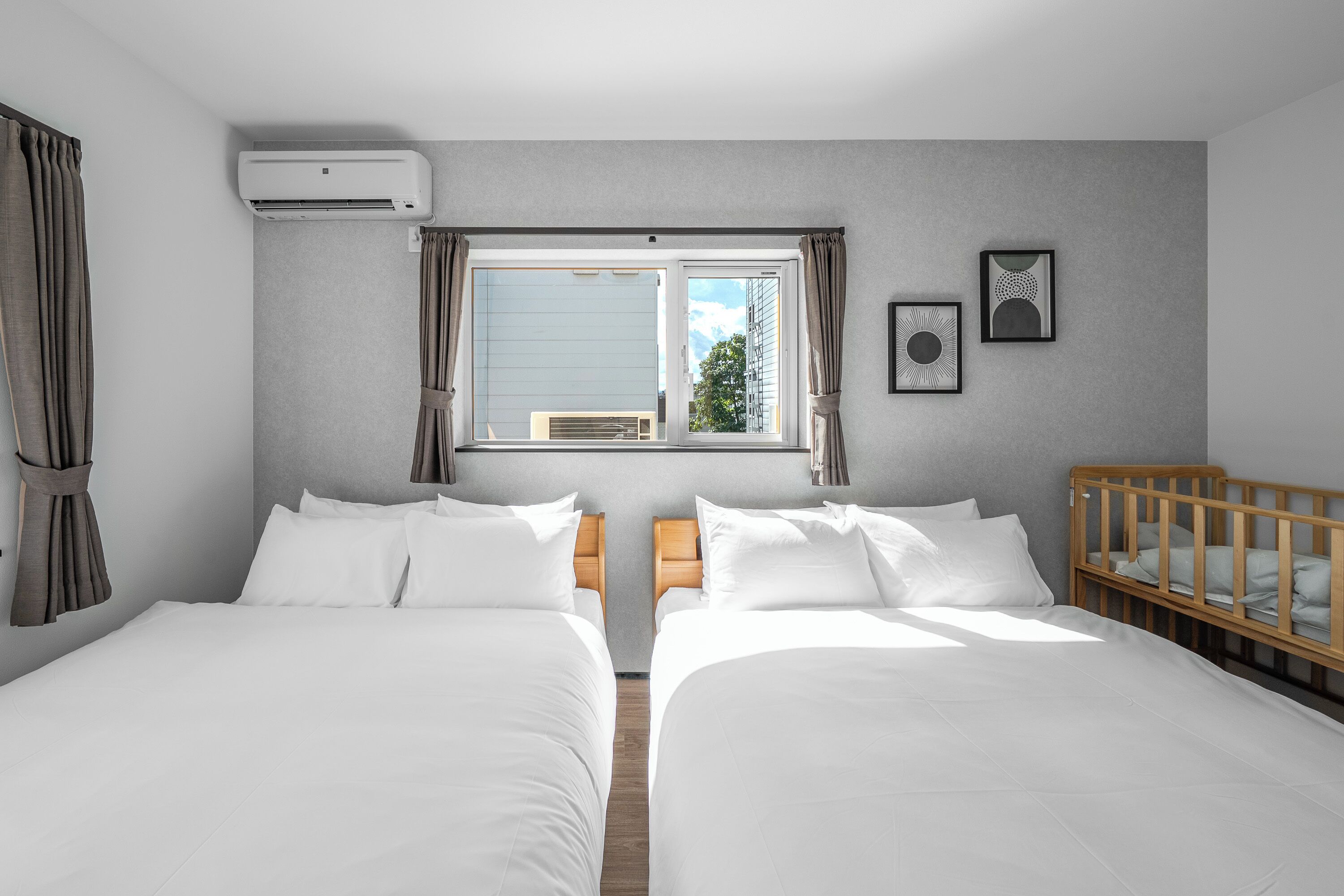 Iron/ironing board, free cribs/infant beds, free WiFi, bed sheets