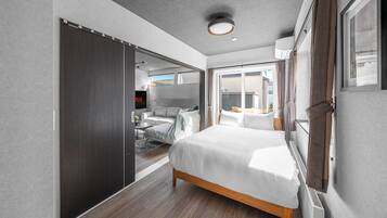 Apartemen | Setrika/meja setrika, tempat tidur bayi gratis, dan Wi-Fi gratis