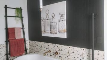Hair dryer, toilet paper