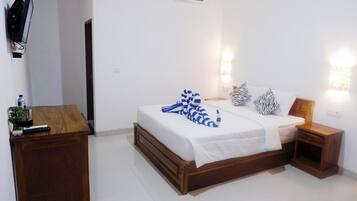 デラックス ルーム | デスク、WiFi (無料)、ベッドシーツ