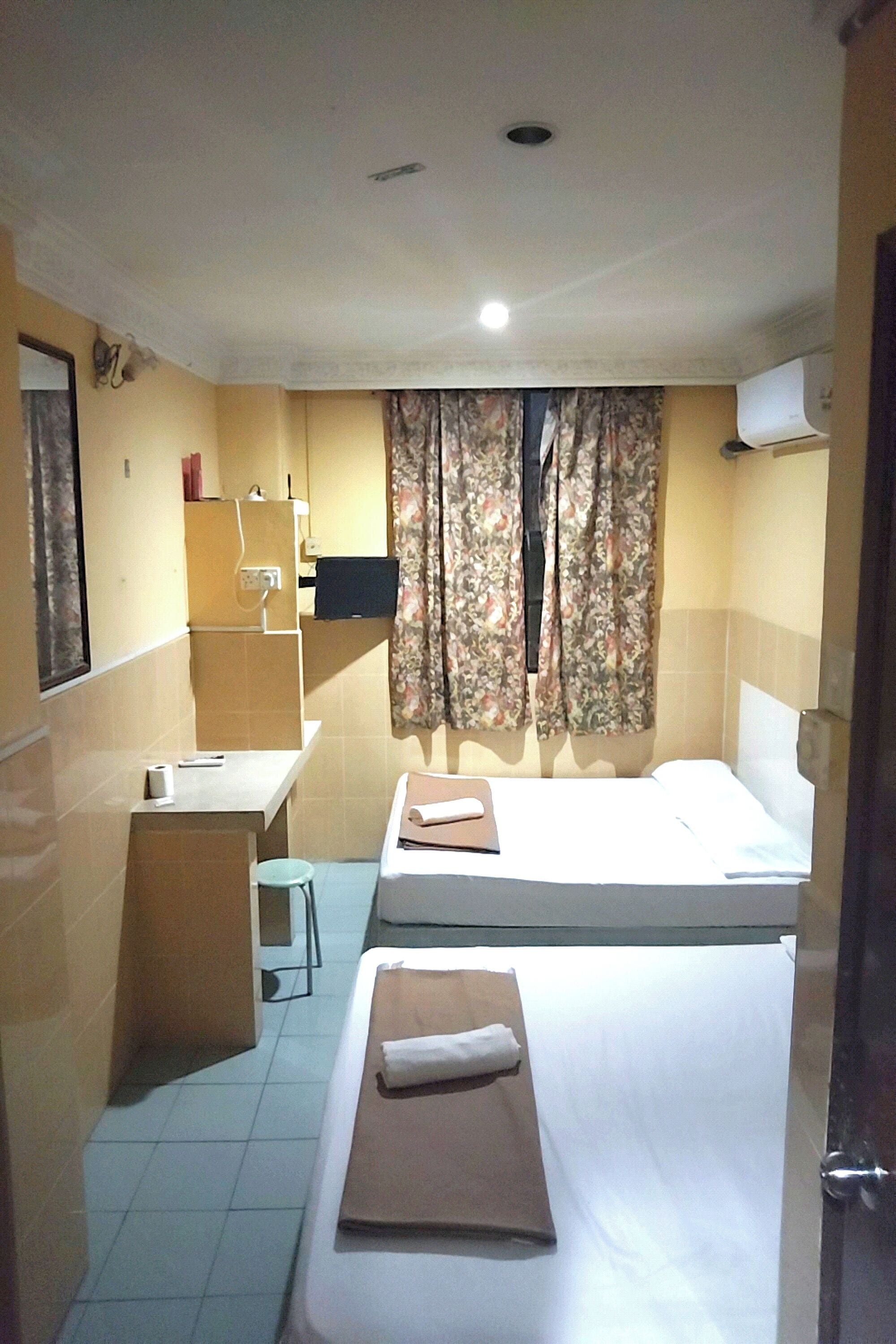 Desk, iron/ironing board, free WiFi, bed sheets