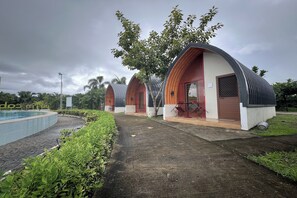 Habitación doble Deluxe | Terraza o patio