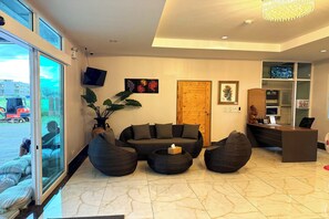 Lobby sitting area