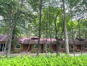 Vista frontal de la propiedad