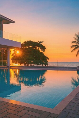 Private beach access pool villa in Pattaya