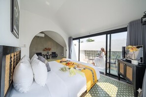 Superior Double Room, Balcony, Garden View | In-room safe, desk, blackout drapes, soundproofing - Nghé Garden Resort Hoian (Hoian)