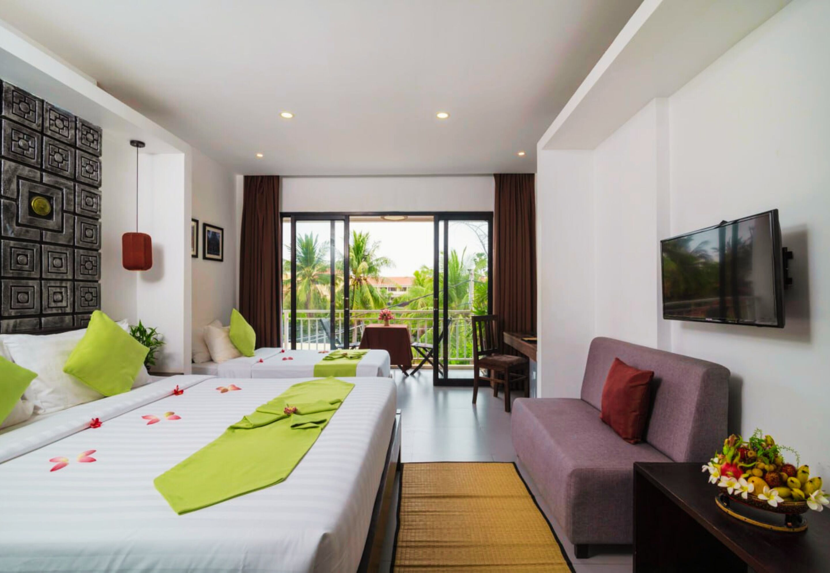 Family Room, Balcony, Garden View