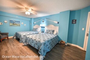 2 makuuhuonetta, silitysrauta/-lauta, ilmainen Wi-Fi, vuodevaatteet