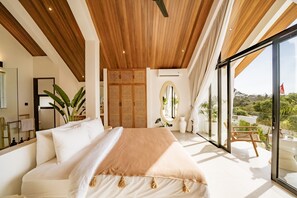 Luxury Villa, 1 King Bed, Pool View | Egyptian cotton sheets, premium bedding, in-room safe, desk - Villa Semilir Uluwatu (Pecatu)