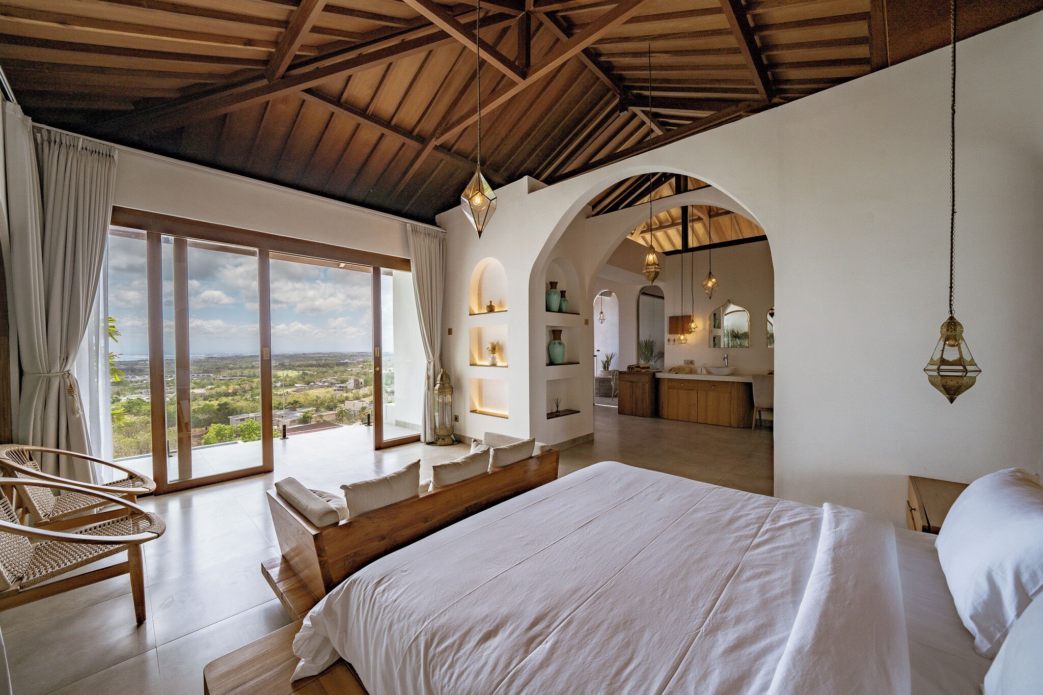 Luxury Villa, Private Pool, Ocean View | In-room safe, blackout drapes, iron/ironing board