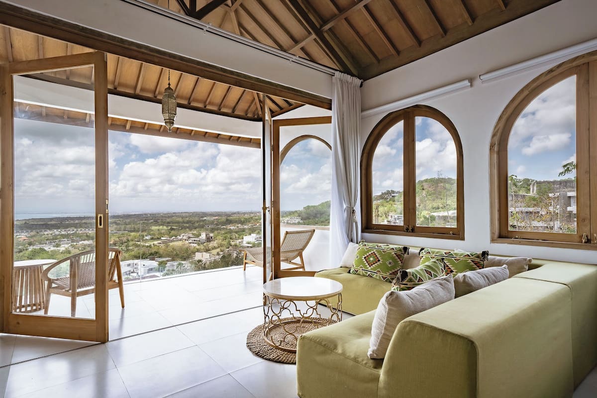 Deluxe-Studio, Balkon, Meerblick | Ausblick vom Zimmer