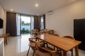 Family Villa, Patio, Pool View | Living area | TV - Villa Litan seminyak (Seminyak)
