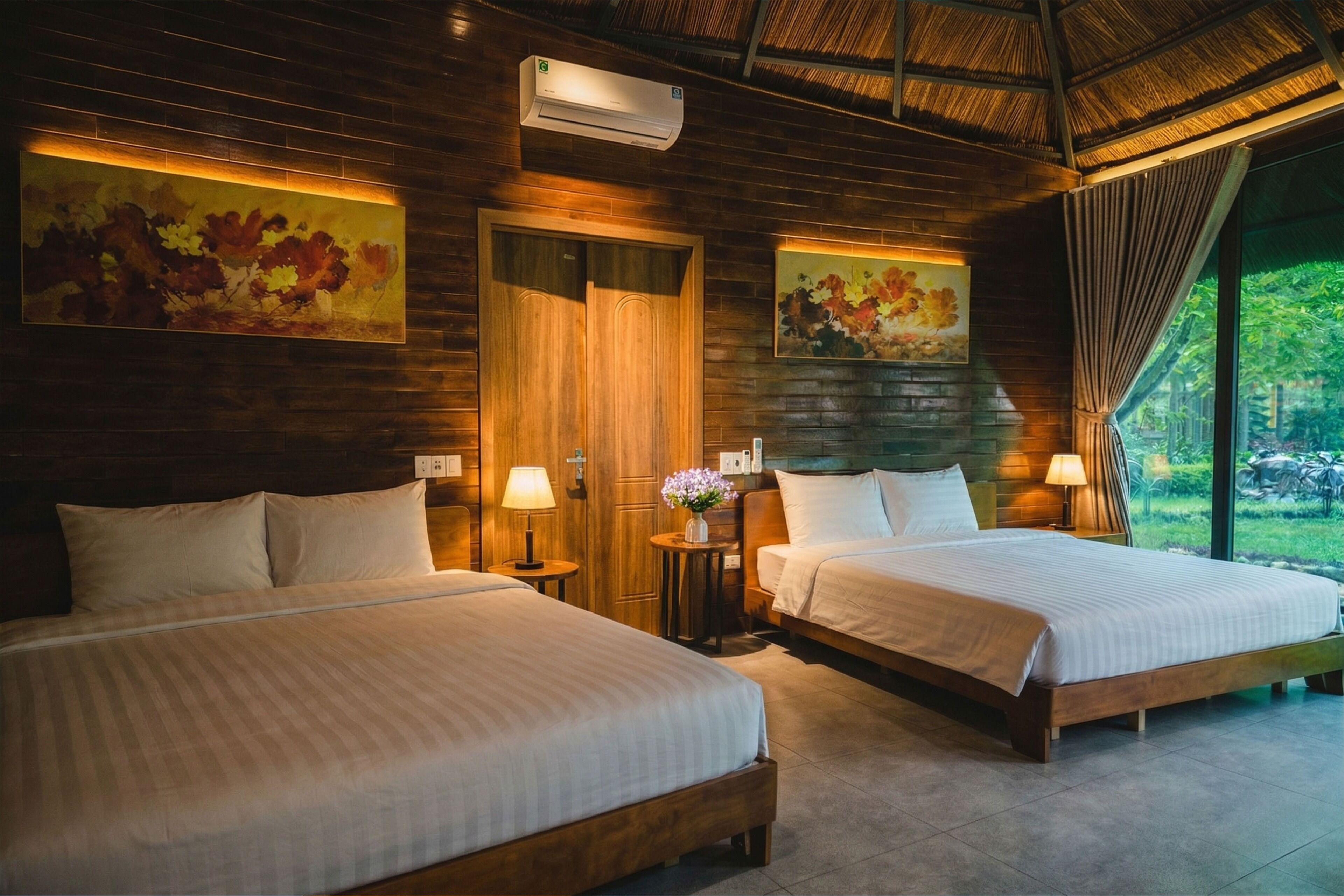 Deluxe Bungalow, Garden View | Pillowtop beds, minibar, laptop workspace, blackout drapes