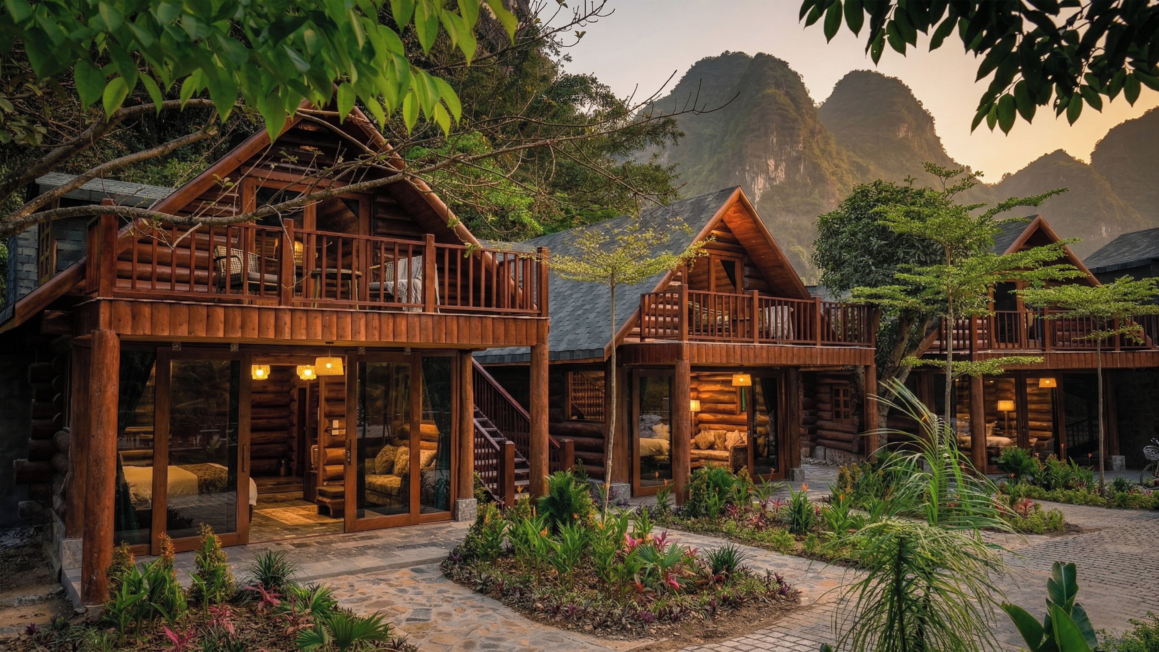 Chalet, 2 Bedrooms | In-room safe, laptop workspace, blackout drapes, soundproofing