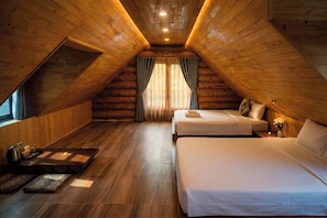 Pillow-top beds, in-room safe, laptop workspace, blackout curtains