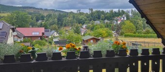 Small house in the Thuringian Forest with pool