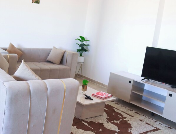 Departamento, 2 habitaciones, con acceso para personas discapacitadas, para fumadores | Sala de estar