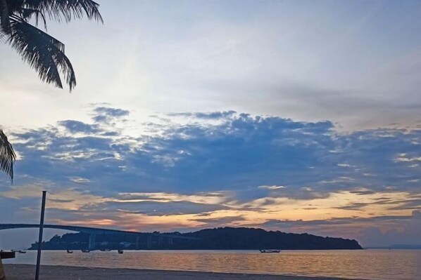 Private beach nearby