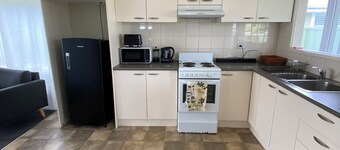 Beach shack, walk from beach and Entrance baths.