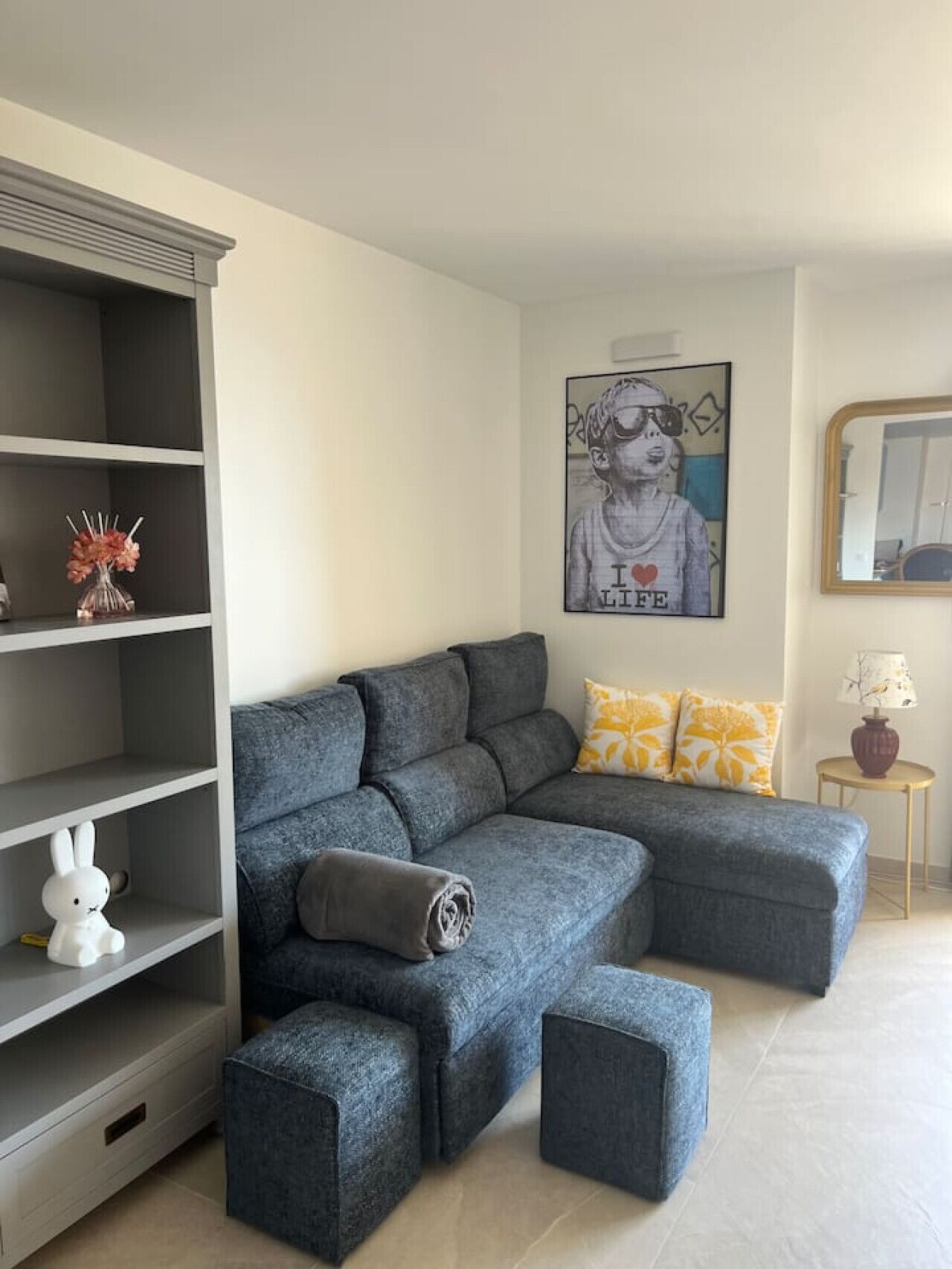 Televisión, libros, estéreo