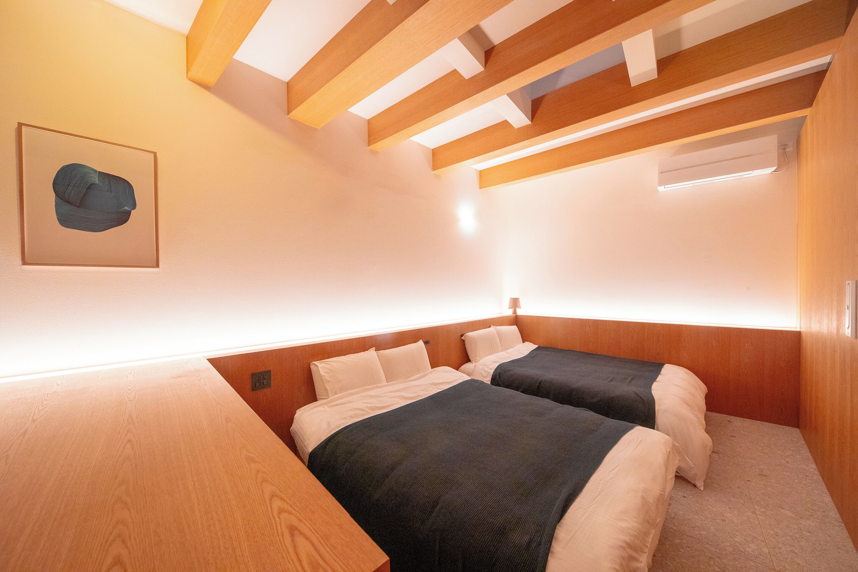 ベーシック ツインルーム | WiFi (無料)、ベッドシーツ