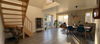 The cozy little fisherman's house in Slettestrand.