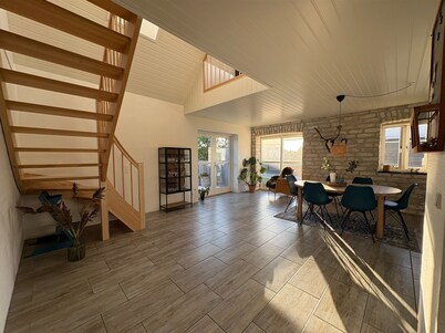 The cozy little fisherman's house in Slettestrand.