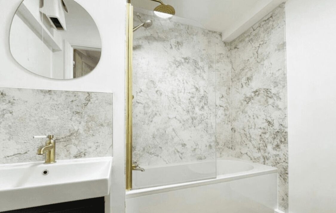 Hair dryer, towels, toilet paper