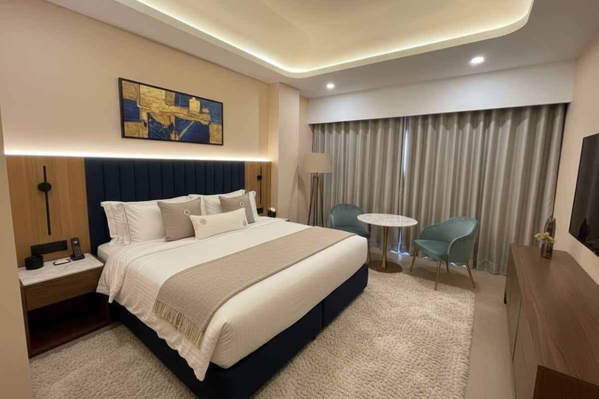 Habitación Deluxe con 1 cama doble o 2 individuales, balcón, vistas al río | Escritorio y wifi gratis