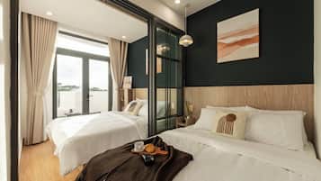 Family Studio, Non Smoking, Hill View | Desk, blackout drapes, iron/ironing board, free WiFi