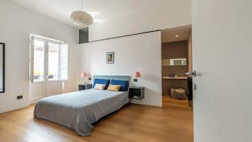 Apartamento, 2 habitaciones | Caja fuerte, tabla de planchar con plancha, wifi gratis