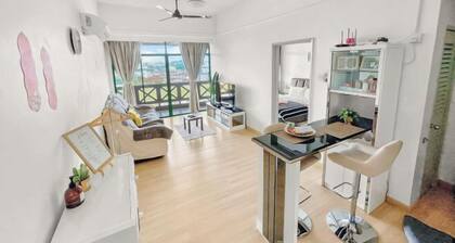 1 Bedroom Apartment with balcony city view, Melaka Town Centre CBD