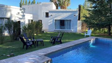 Apartment, 1 Bedroom, Smoking, Patio | Pool | Outdoor pool