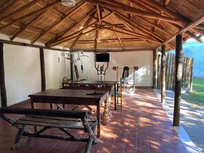 Apartment, 1 Bedroom, Smoking, Patio | Living area