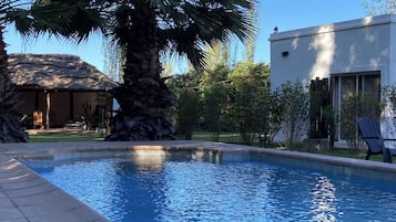 Apartment, 1 Bedroom, Smoking, Patio | Pool | Outdoor pool