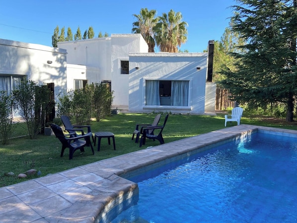Apartment, 1 Bedroom, Smoking, Patio | Pool | Outdoor pool