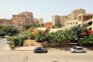 Blick von der Unterkunft