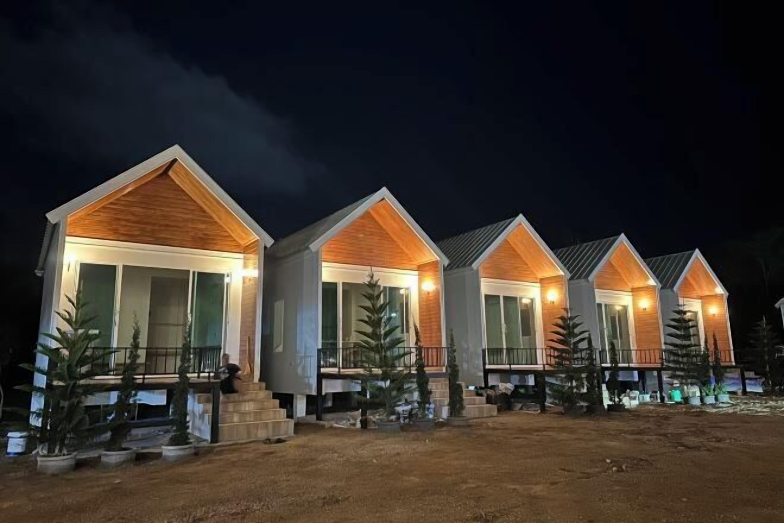 Blick von der Unterkunft