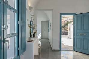 Comfort appartement, bubbelbad, uitzicht op zee (Erato) | Woonruimte