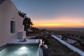 Appartamento Comfort, idromassaggio, vista mare (Euphrosyne) | Vista spiaggia/mare