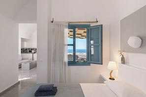 Comfort Apartment, Hot Tub, Sea View (Euphrosyne) | In-room safe, iron/ironing board, free WiFi