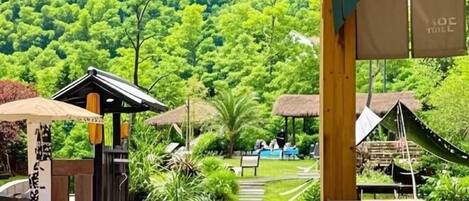 Overnattingsstedets uteområder