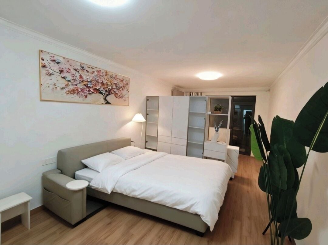 2 dormitorios, tabla de planchar con plancha, wifi y ropa de cama