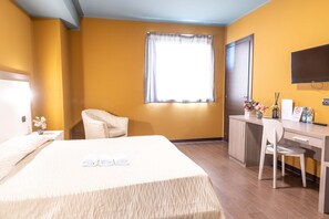 Double or Twin Room, City View | In-room safe, soundproofing, iron/ironing board, free WiFi