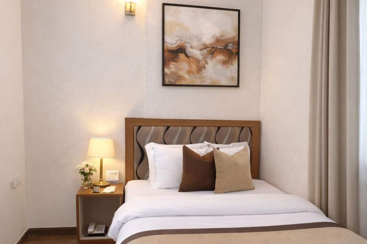 Basic-Einzelzimmer | Bettwäsche aus ägyptischer Baumwolle, hochwertige Bettwaren