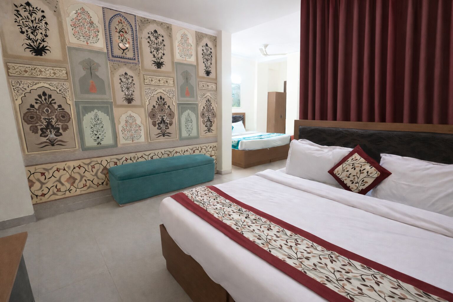 Habitación cuádruple superior | Sábanas de algodón egipcio y ropa de cama de alta calidad 