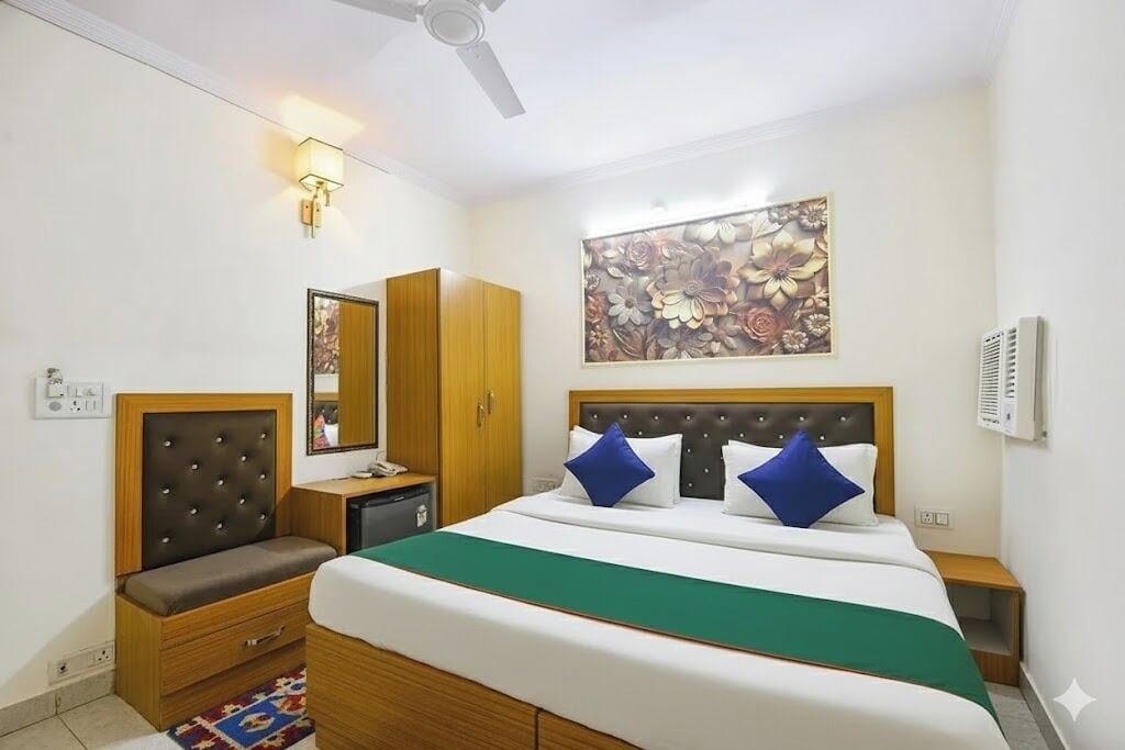 豪華雙人房 | 埃及棉床單、高級寢具、獨特裝潢、布置獨特