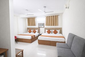 Superior-Vierbettzimmer | Bettwäsche aus ägyptischer Baumwolle, hochwertige Bettwaren