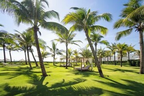 Private beach nearby